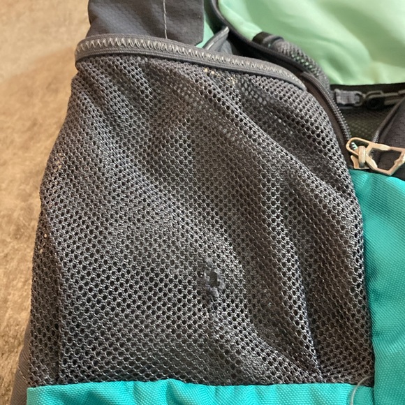 Adidas Load Spring Gray, Teal & Rainbow Backpack. {289} - Picture 9 of 11